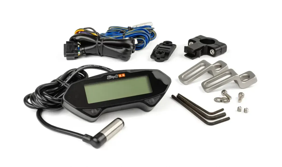 Compteur universel Scooter 50 Stage6 noir