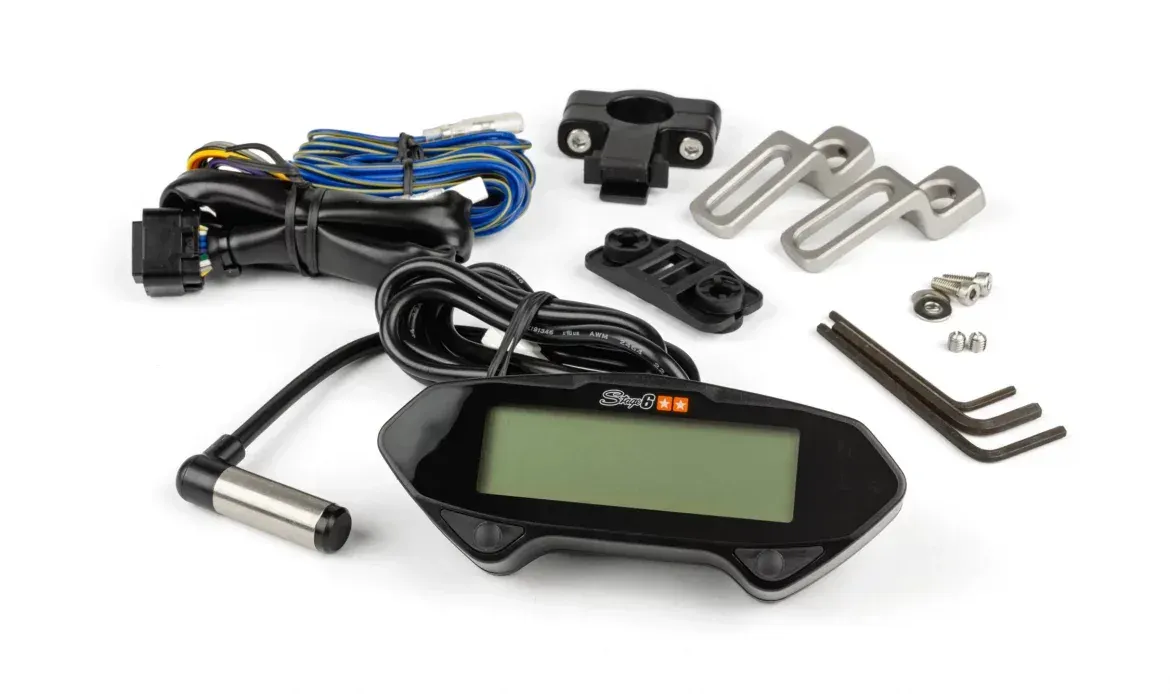 Compteur universel Scooter 50 Stage6 orange noir