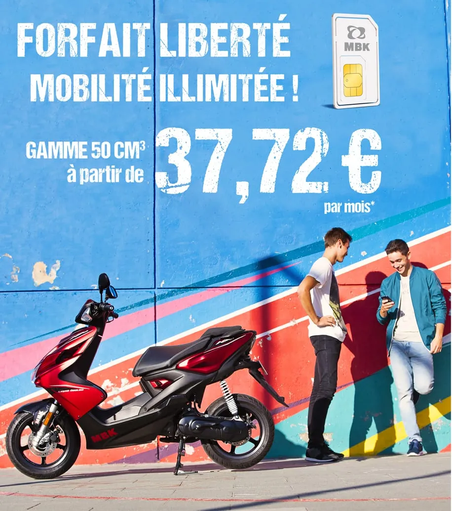 Achetez votre scooter MBK en 10 fois sans frais !