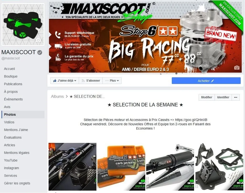 Sélection de la semaine : vos pièces scooter en promo toute l’année chez