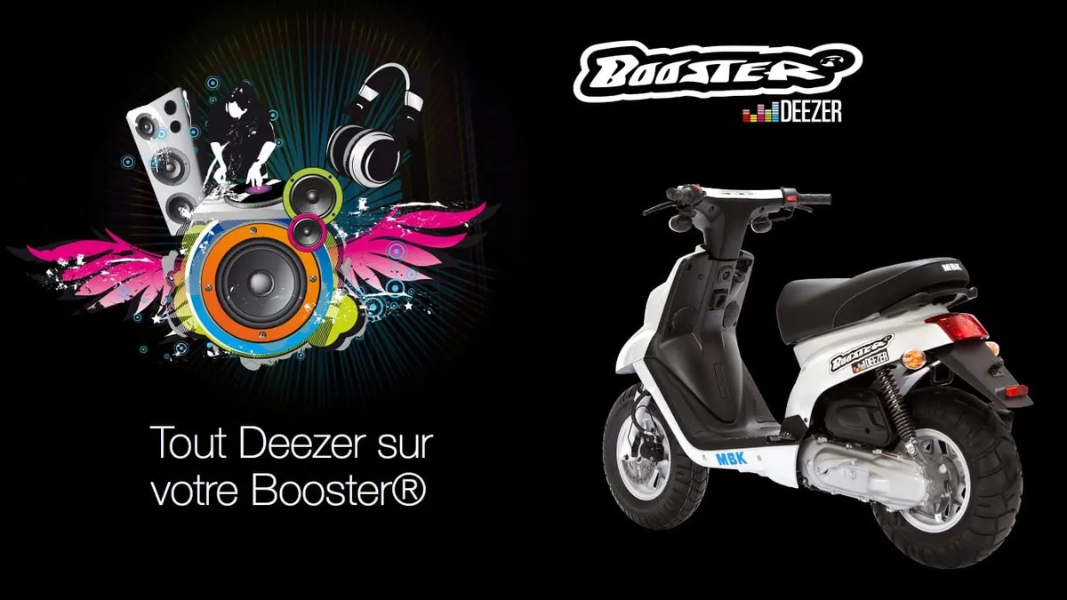 MBK Booster Deezer : une série limitée avec sono !