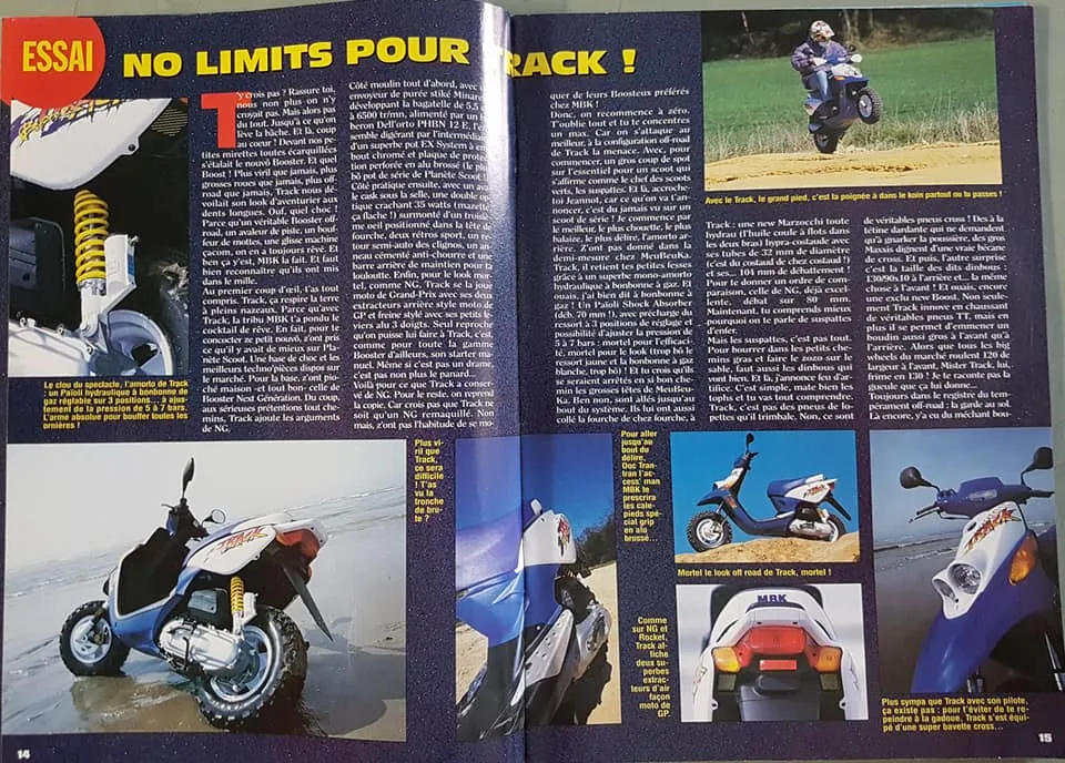 MBK Booster Track – Essai Scoot’n Scoot