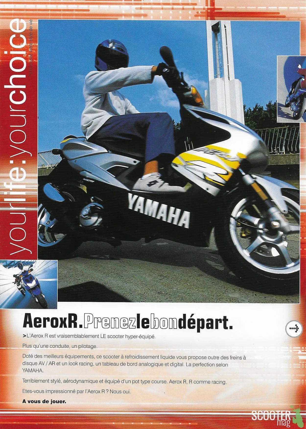 Yamaha Aerox R de 2001 – Brochure