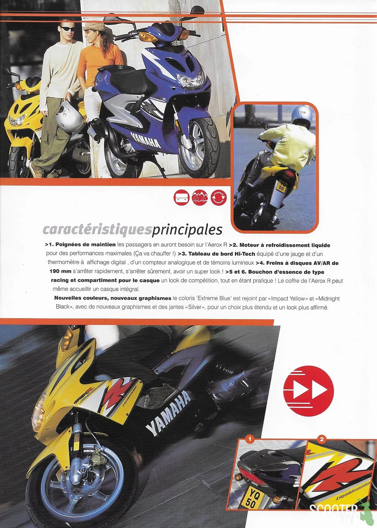 Yamaha Aerox R de 2002 – Brochure