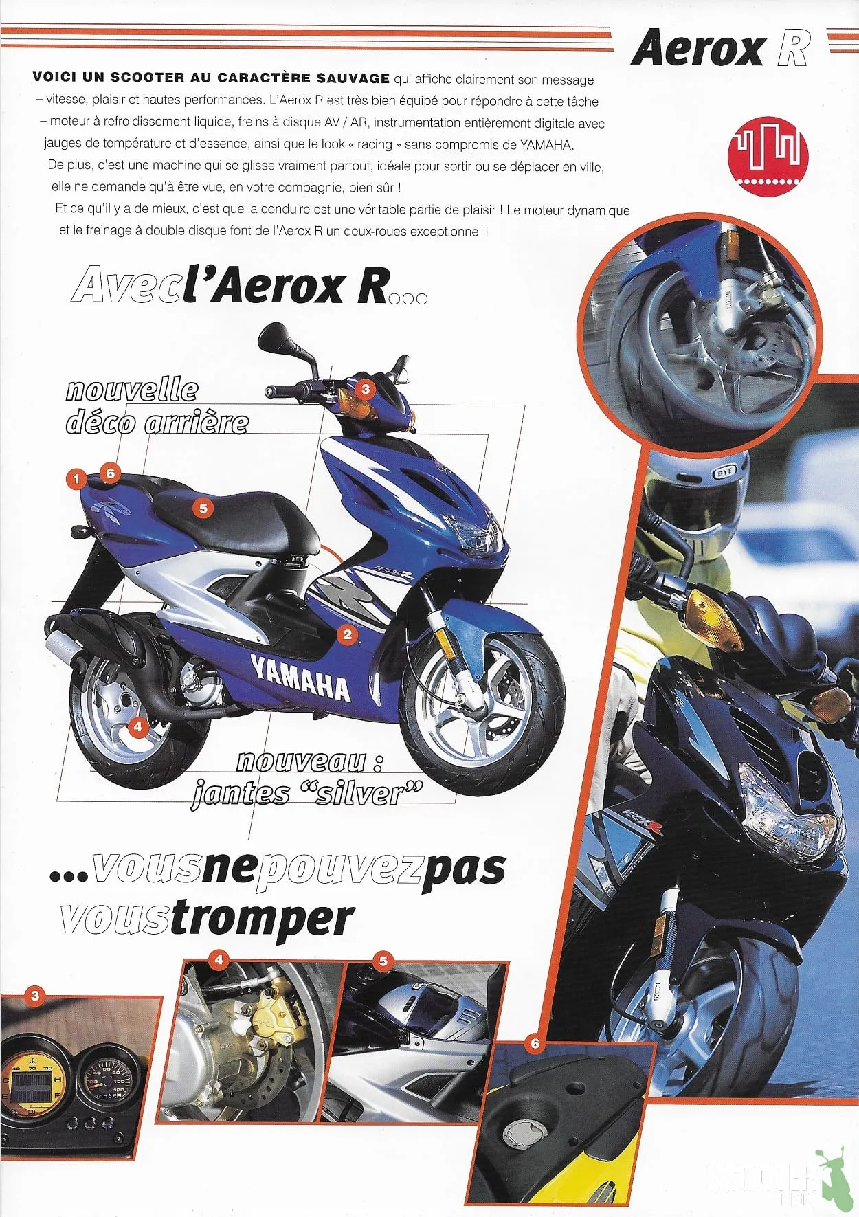Yamaha Aerox R de 2002 – Brochure