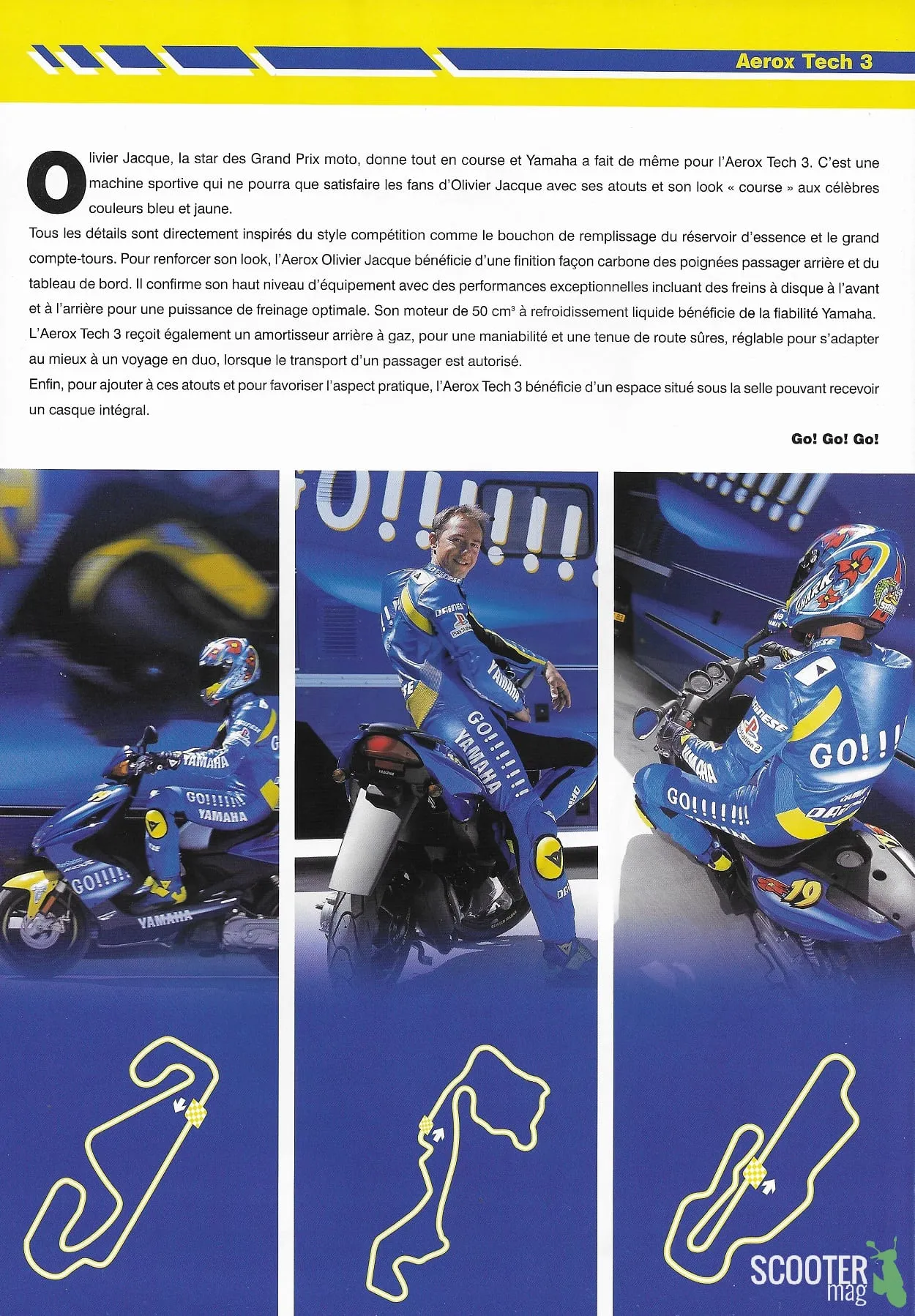 Yamaha Aerox R Tech 3 de 2003 – Brochure