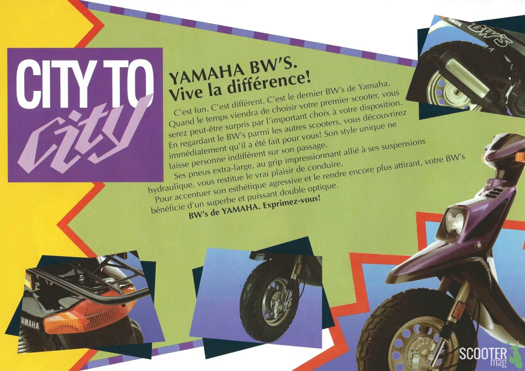 Yamaha BW’S 1994 – Brochure