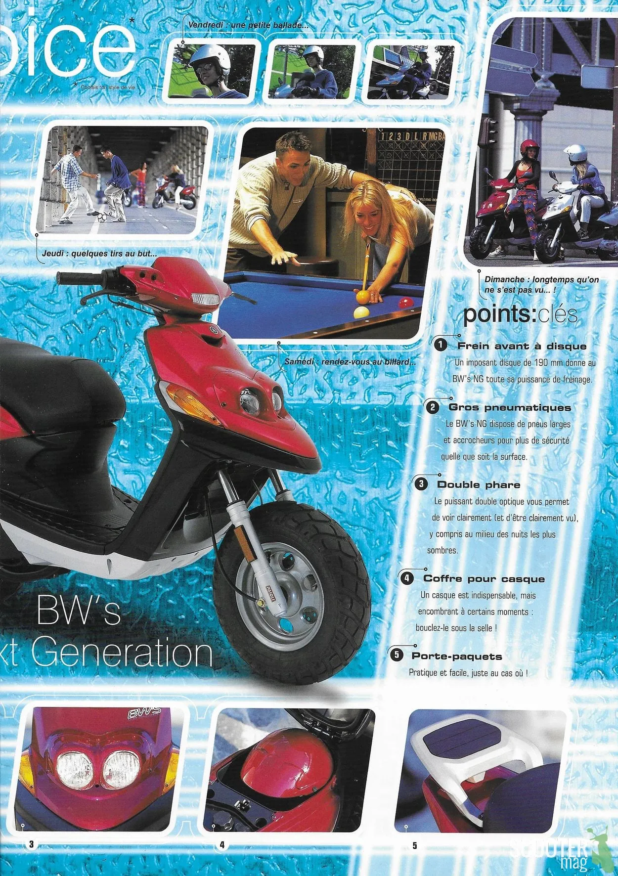 Yamaha BW’S Next Generation de 2000 – Brochure