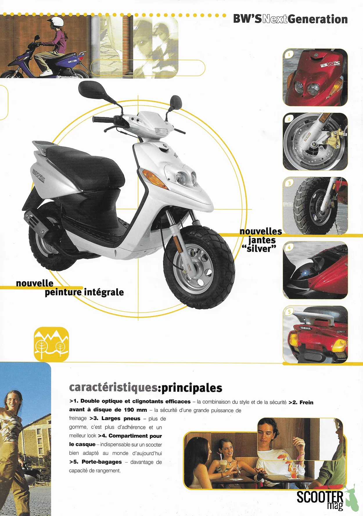 Yamaha BW’S Next Generation de 2002 – Brochure
