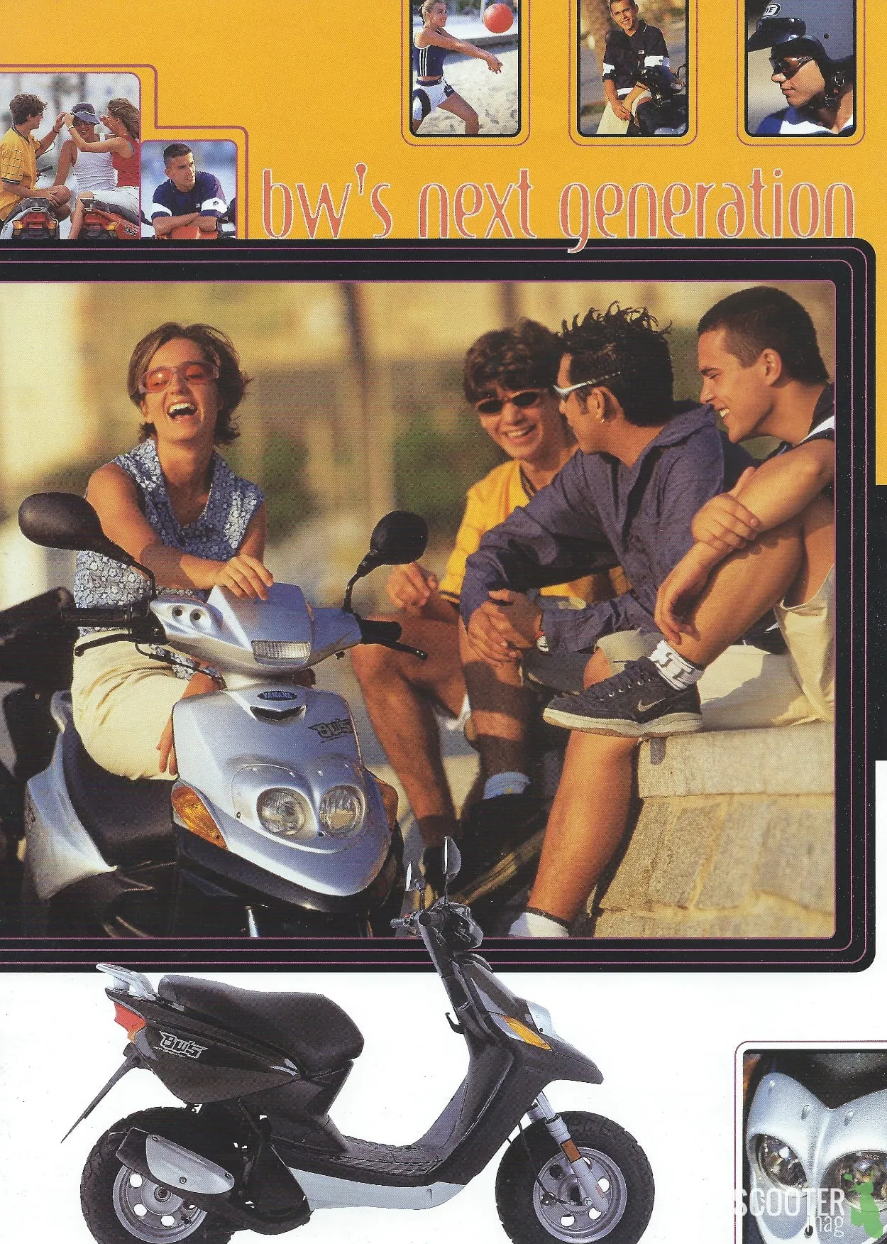 Yamaha BW’S Next Generation de 1999 – Brochure