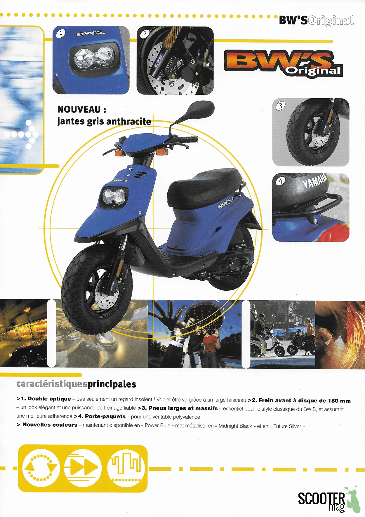 Yamaha BW’S Original de 2002 – Brochure