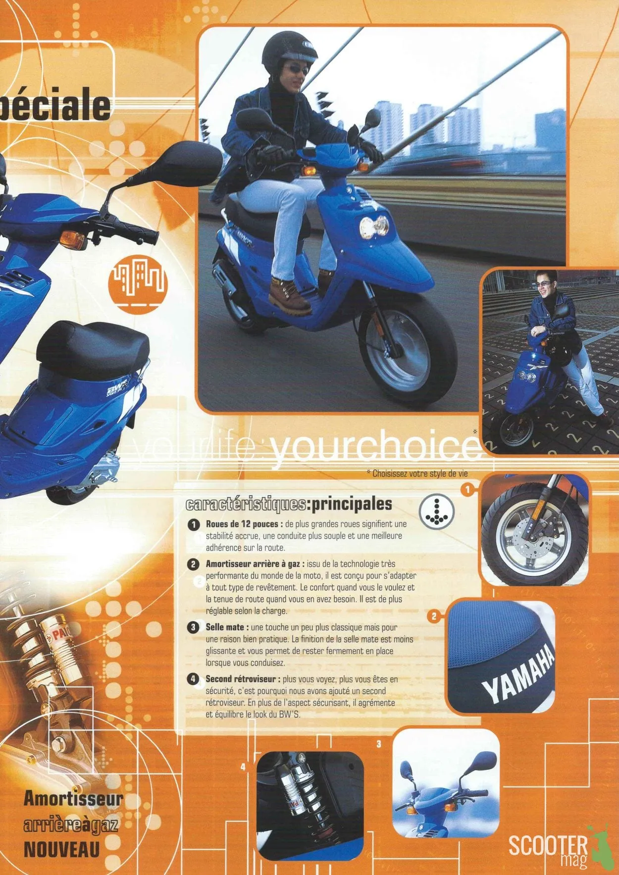 Yamaha BW’S Original 12 de 2001 – Brochure