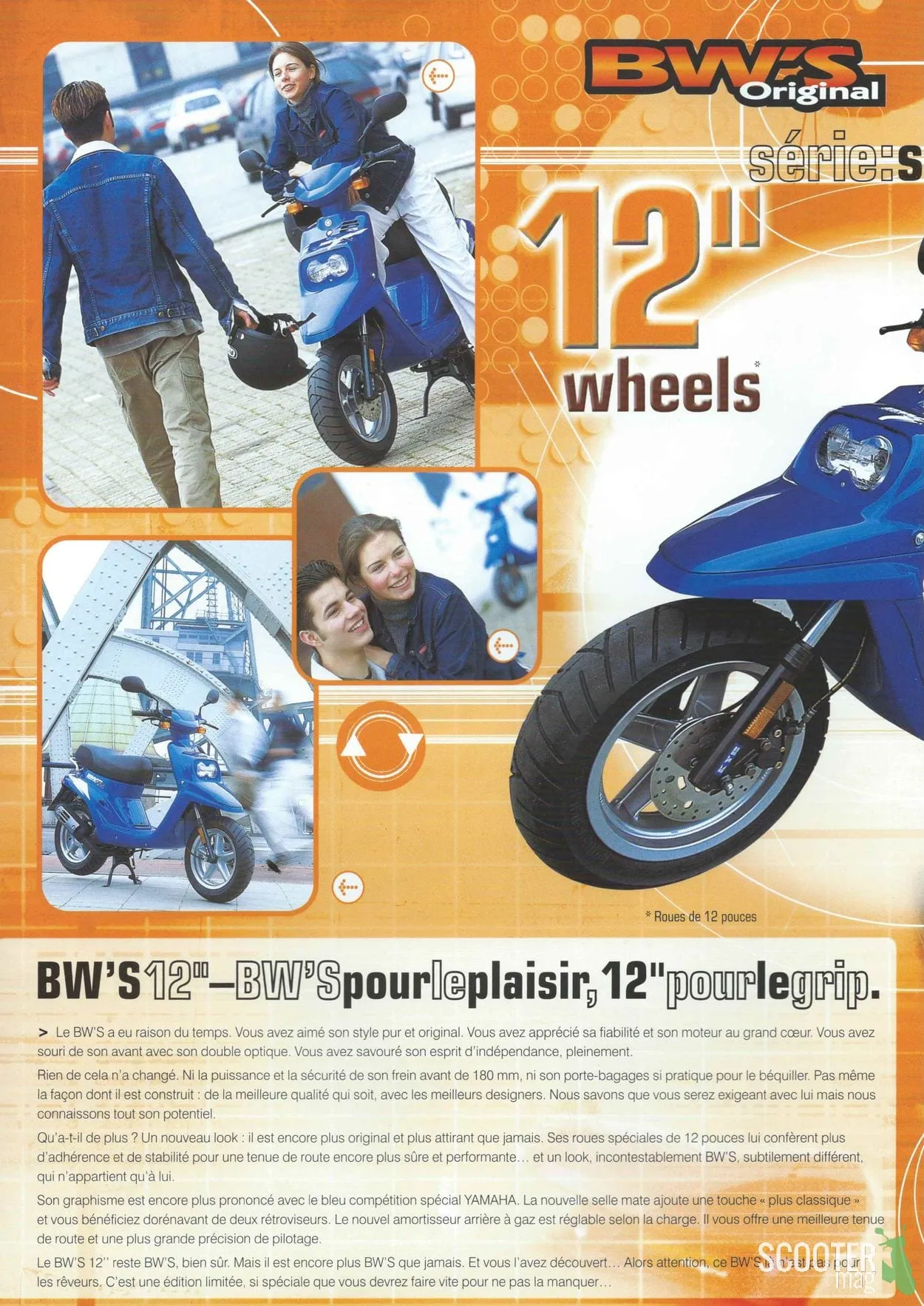 Yamaha BW’S Original 12 de 2001 – Brochure