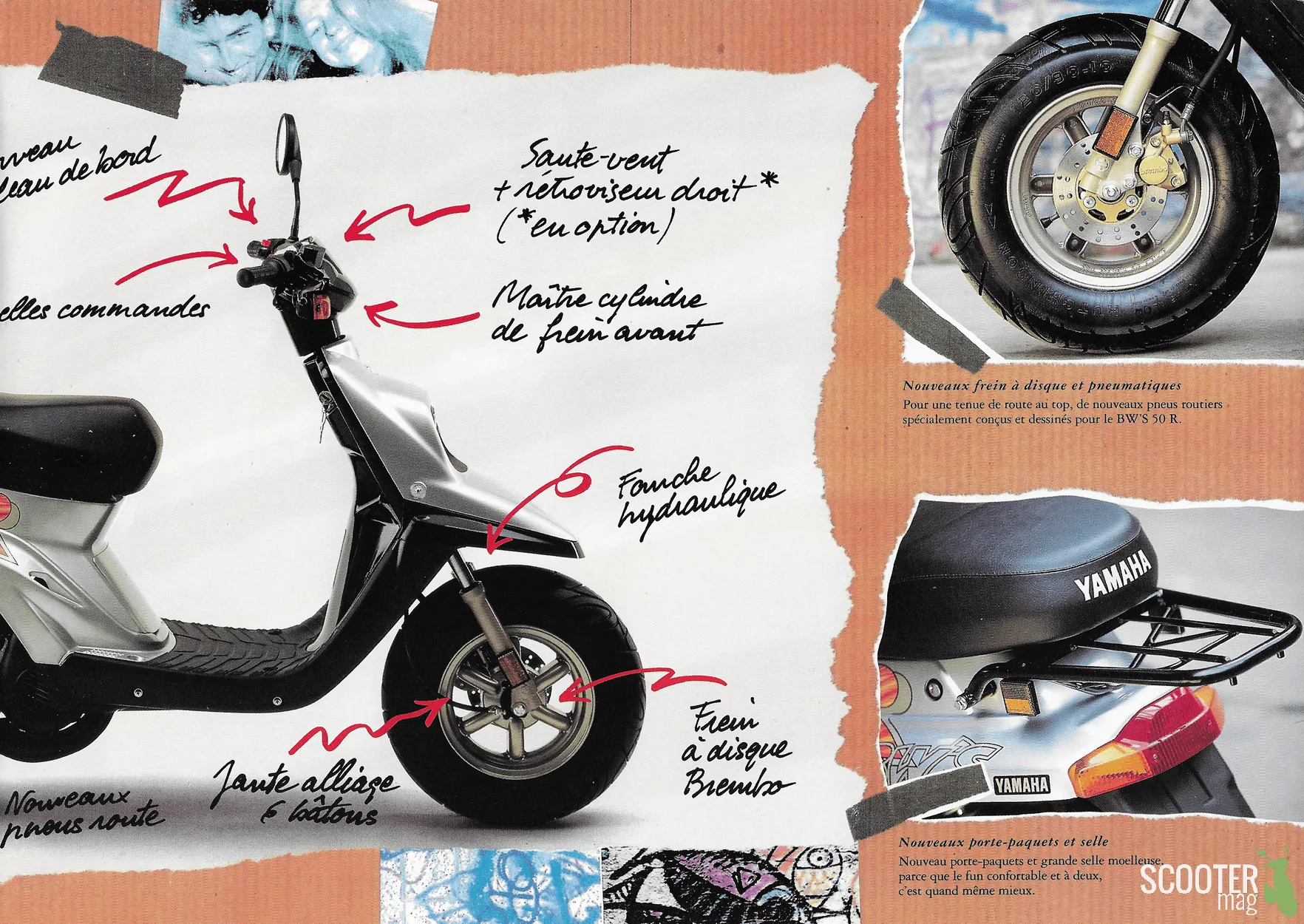 Yamaha BW’S R de 1994 – Brochure