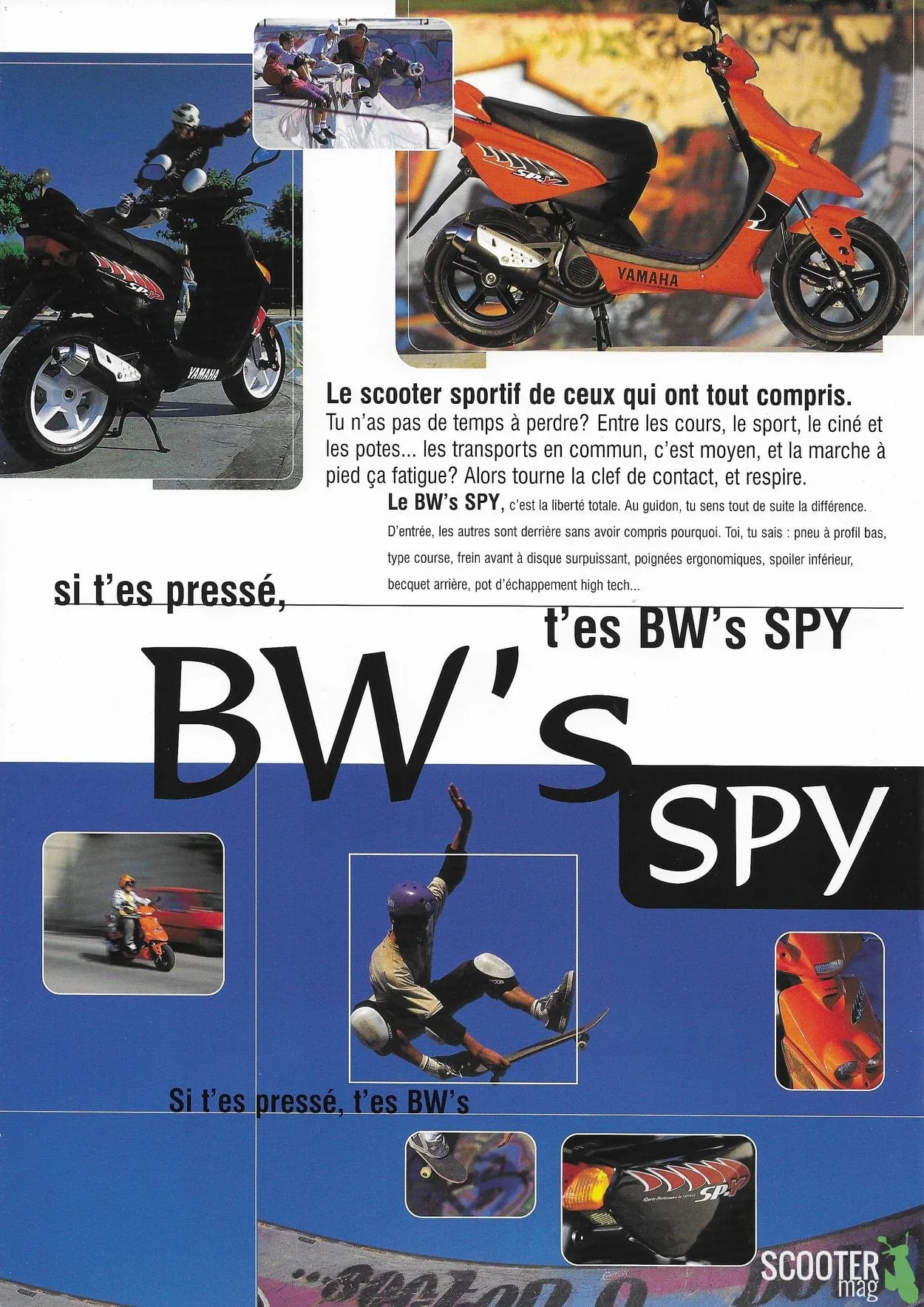 Yamaha BW’S Spy de 1998 – Brochure