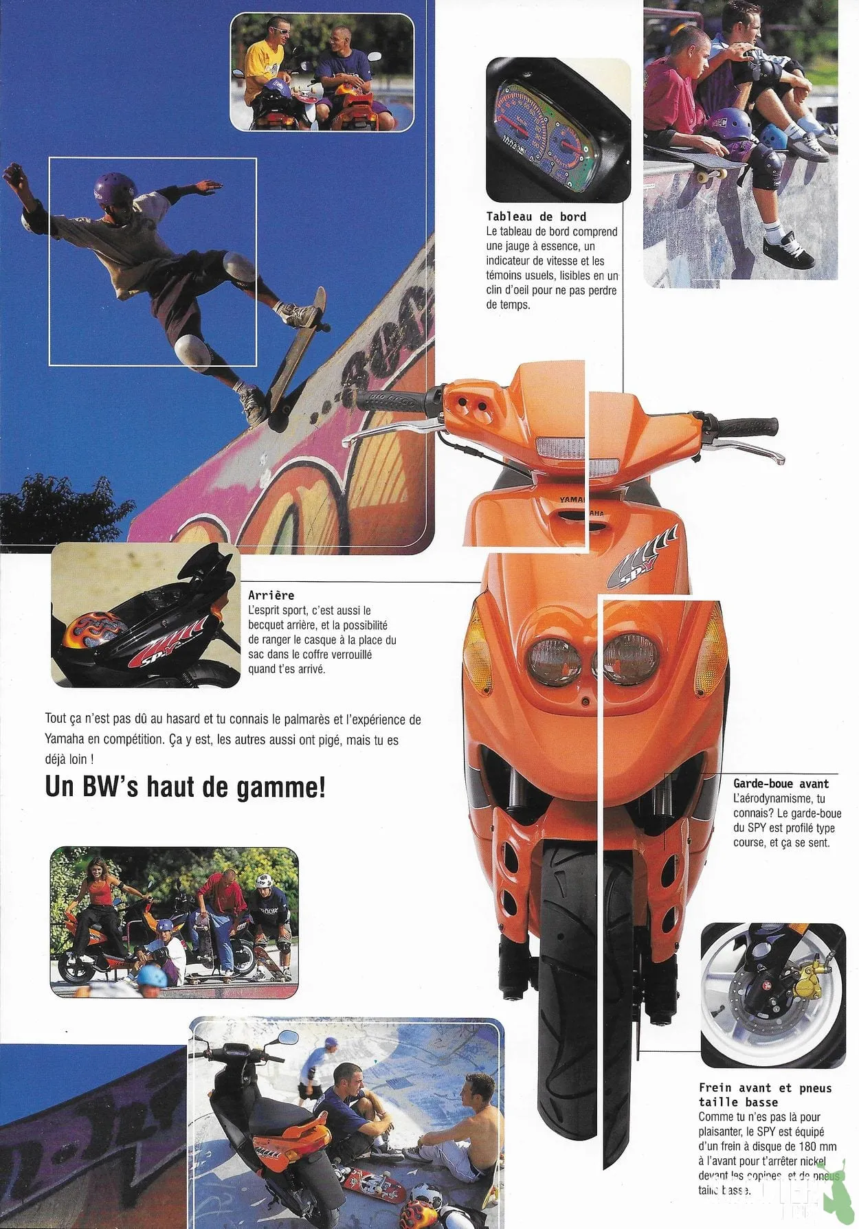 Yamaha BW’S Spy de 1998 – Brochure