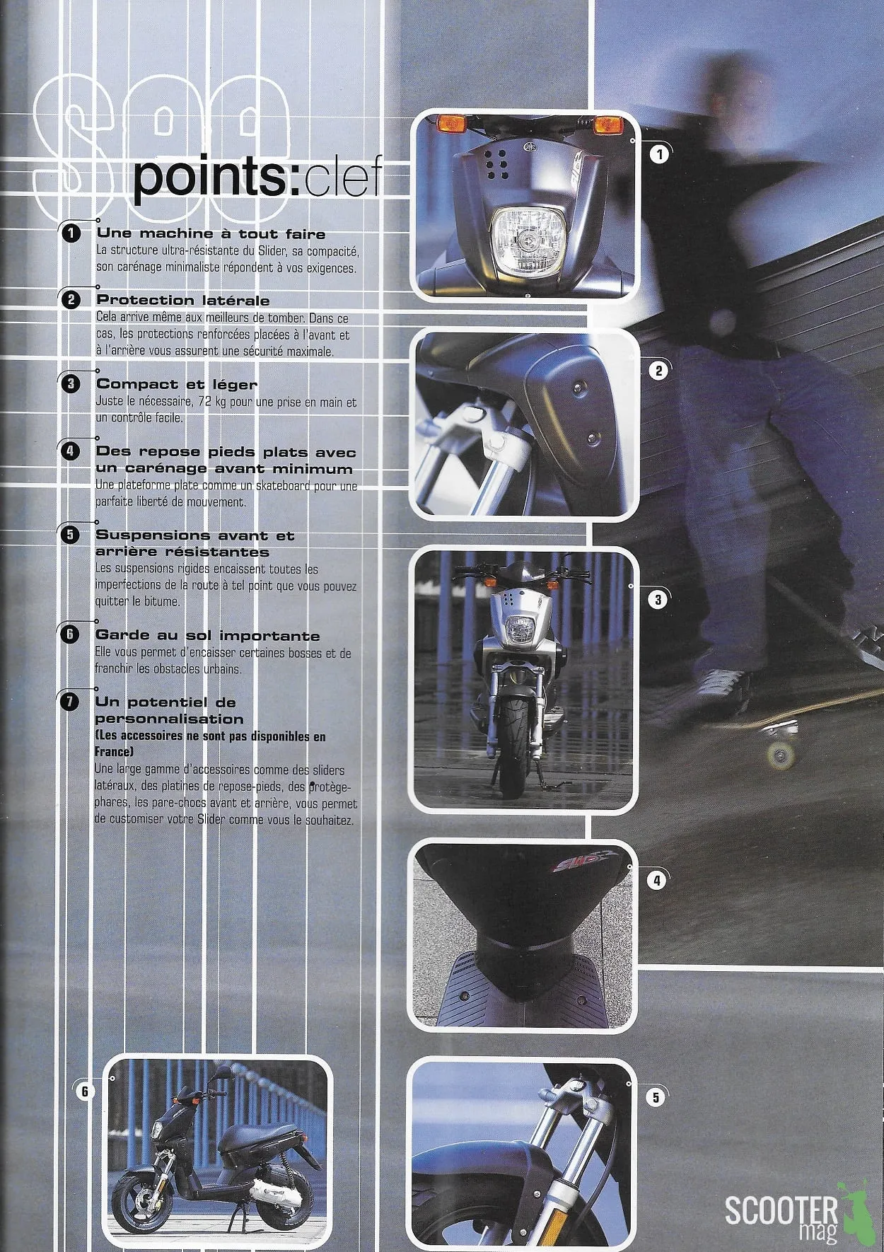 Yamaha Slider de 2000 – Brochure