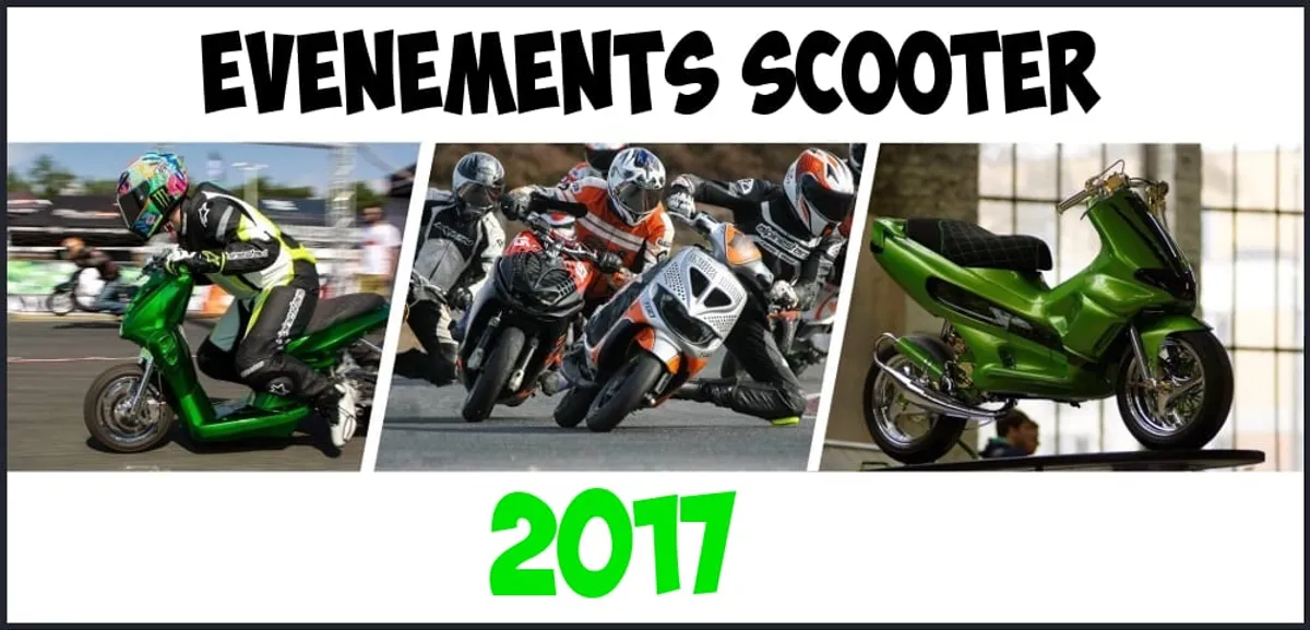 Calendrier des évènements scooter 2017
