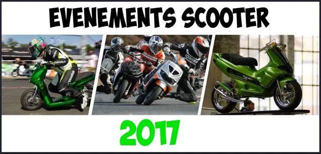 Calendrier des évènements scooter 2017