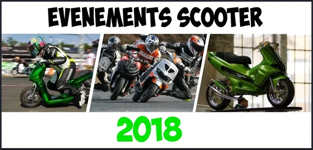 Calendrier des événements scooter 2018