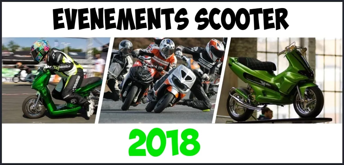 Calendrier des événements scooter 2018