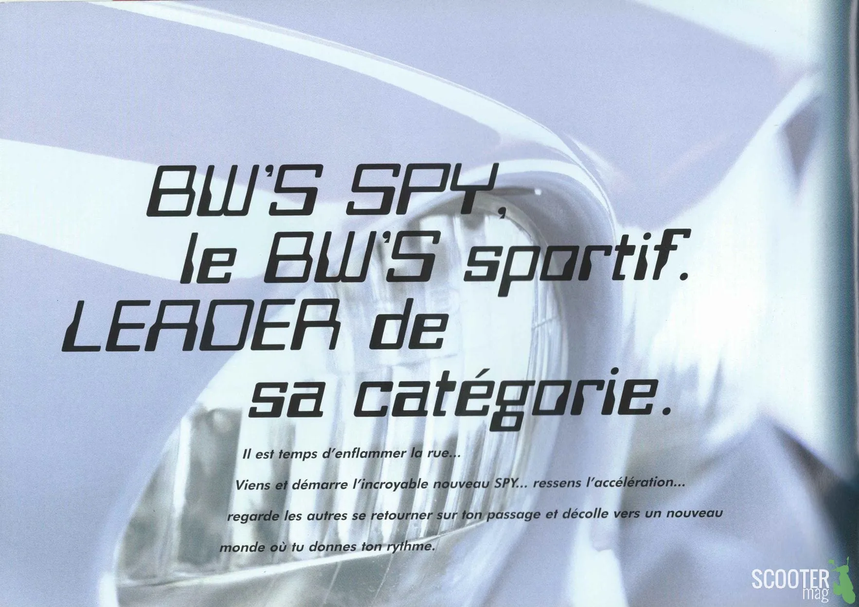 Yamaha BW’S Spy de 1995 – Brochure