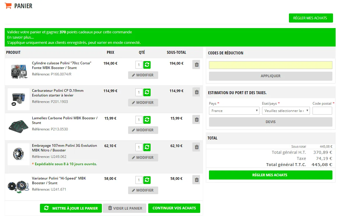 Gagnez un pack moteur sur Maxiscoot !