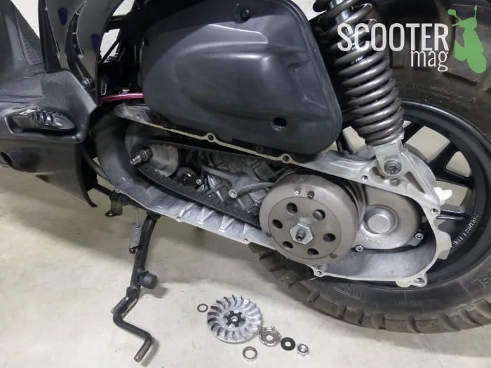 debridage-variateur-scoot-50-booster-bws