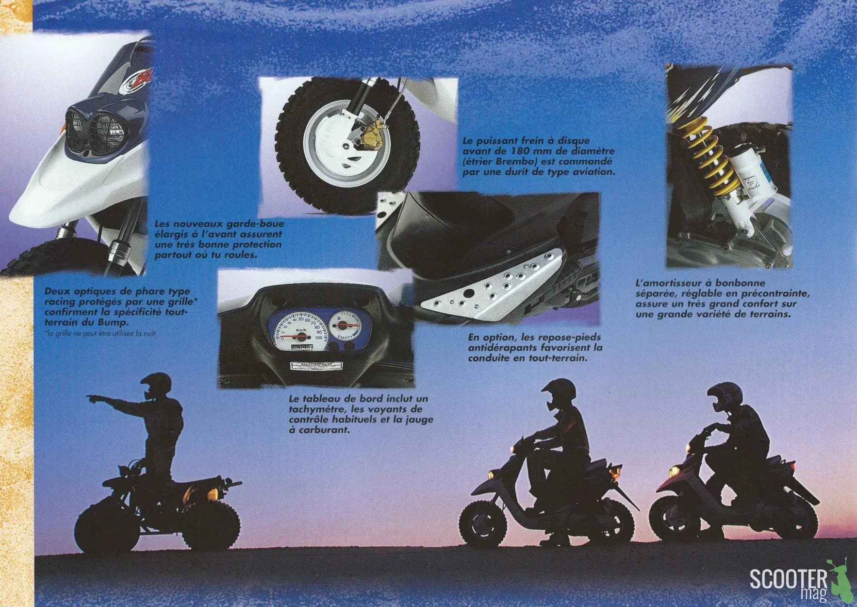 Yamaha BW’S Bump de 1996 – Brochure