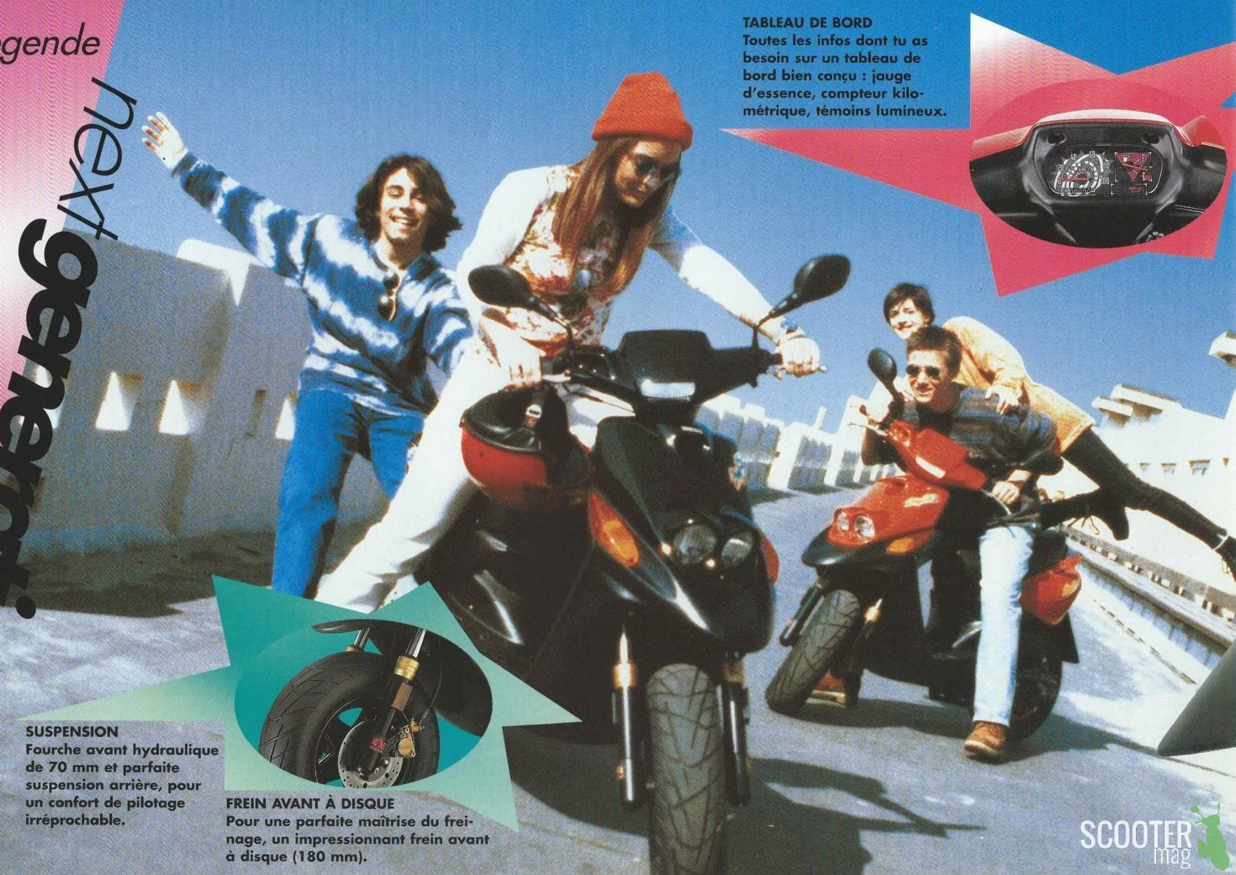 Yamaha BW’S Next Generation de 1995 – Brochure