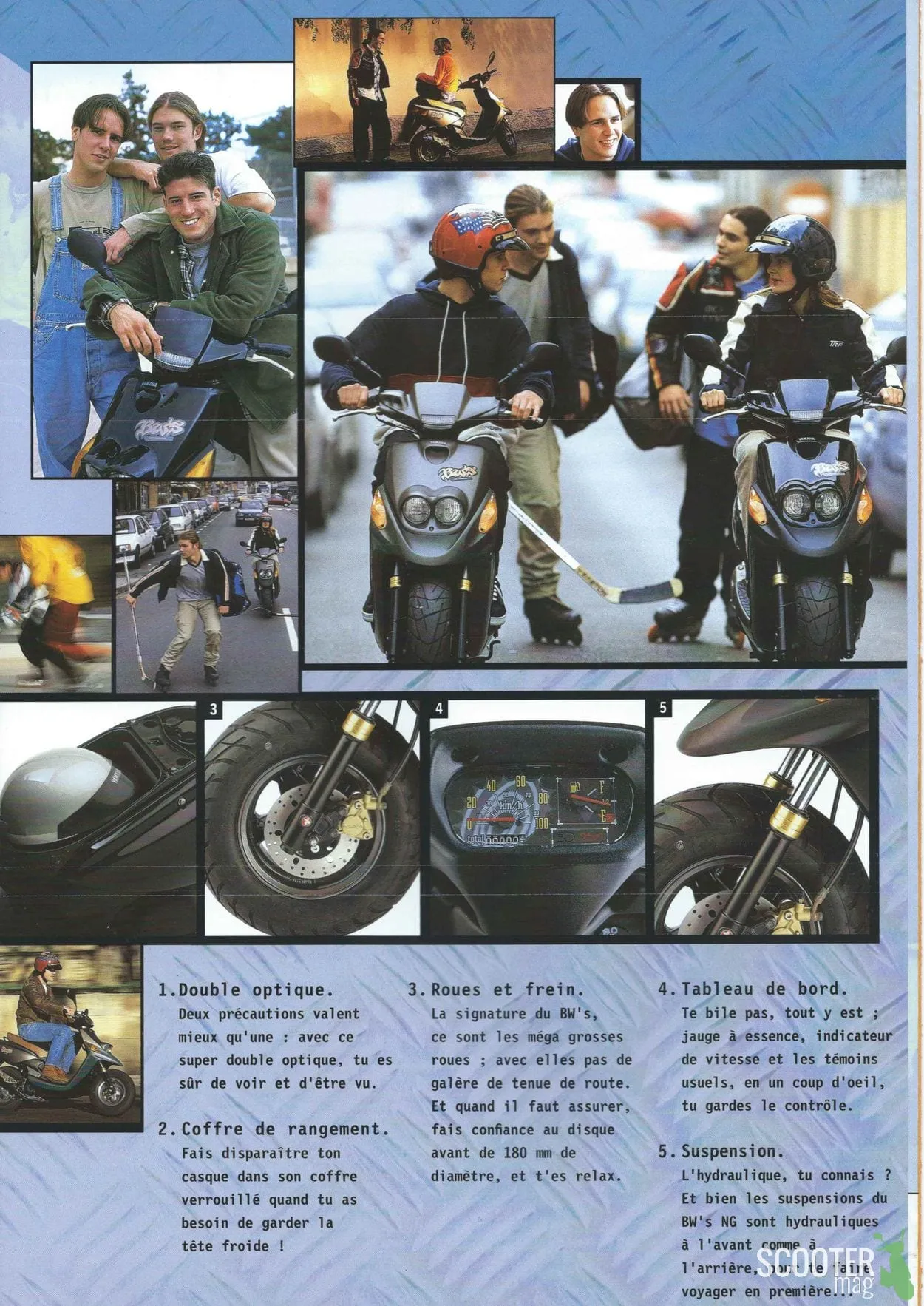 Yamaha BW’S Next Generation de 1997 – Brochure