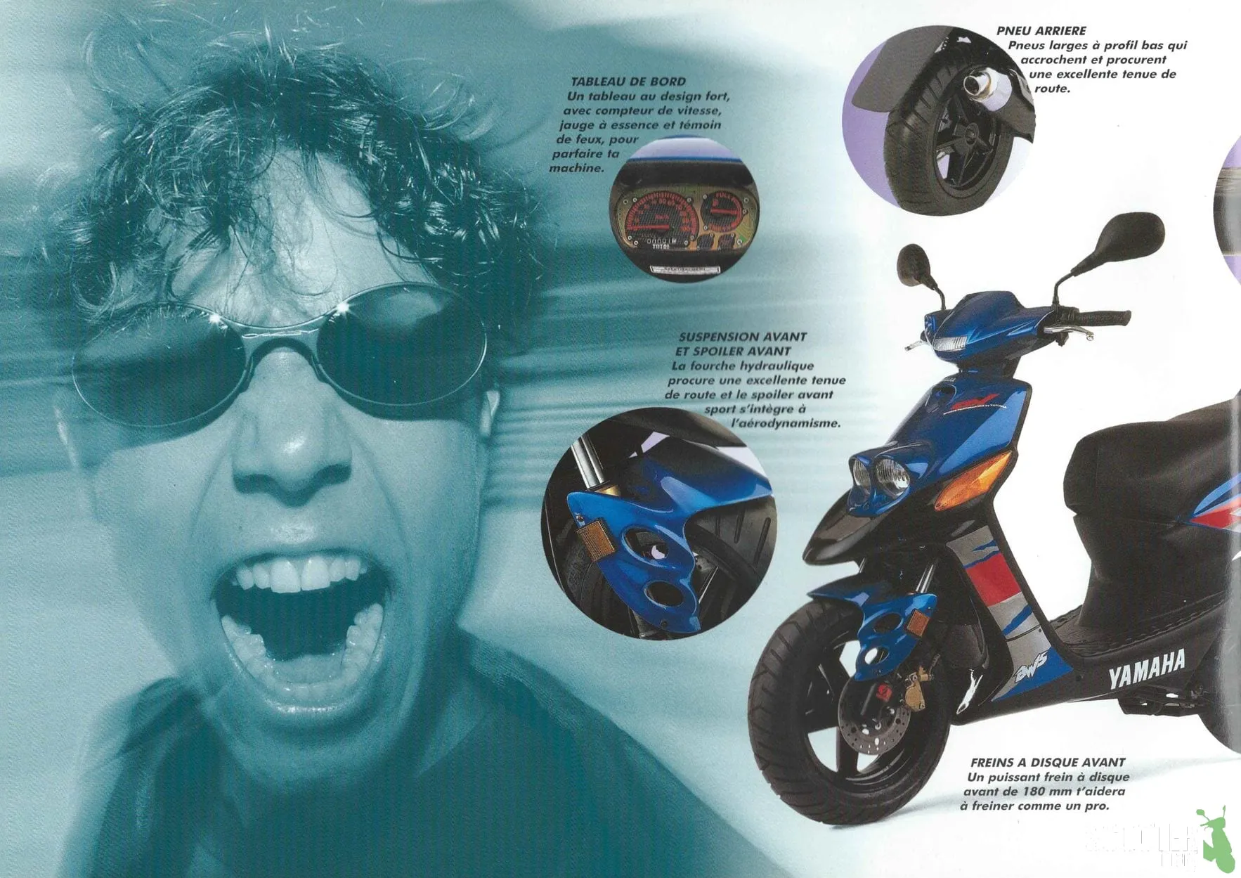Yamaha BW’S Spy de 1995 – Brochure