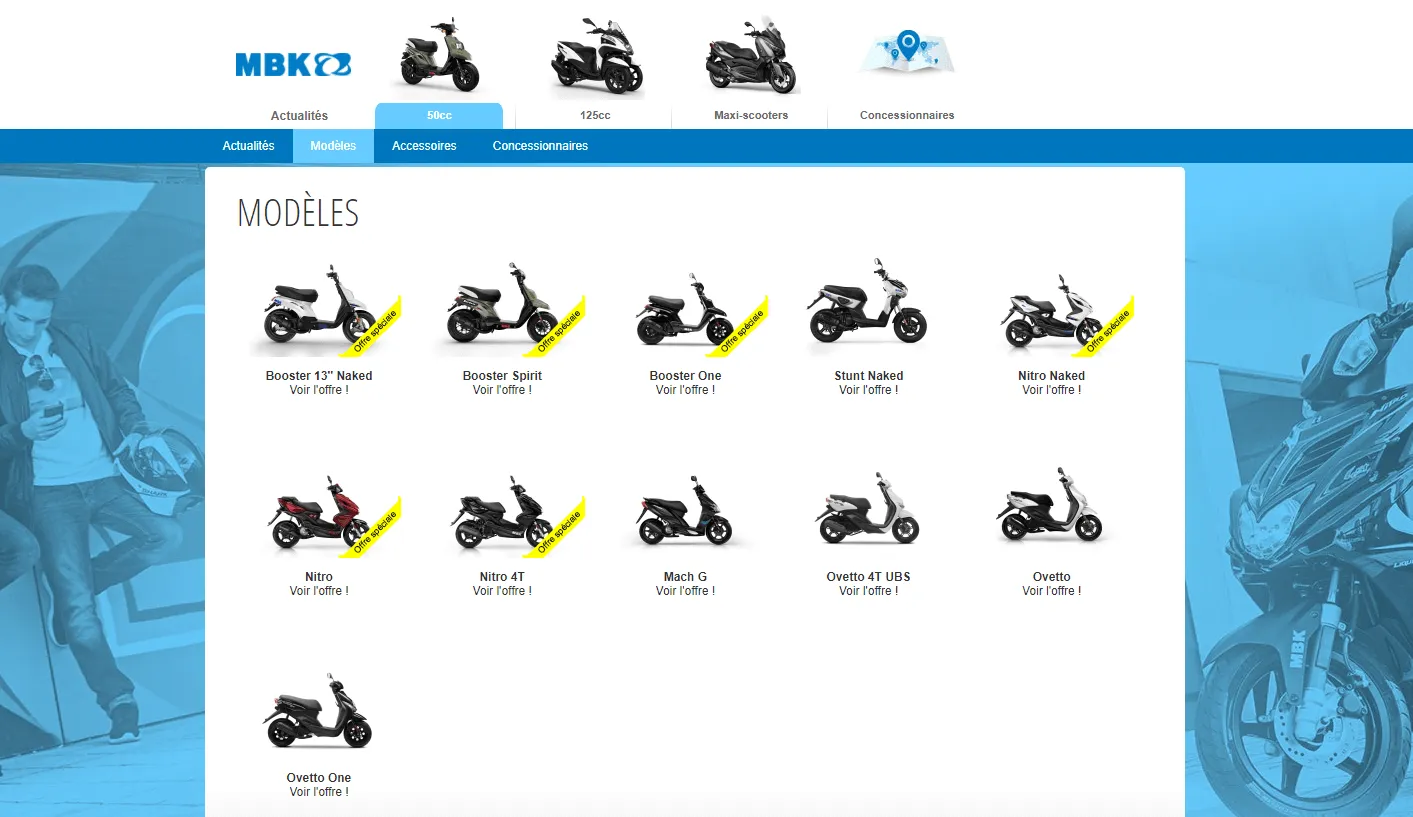 Achetez votre scooter MBK en 10 fois sans frais !