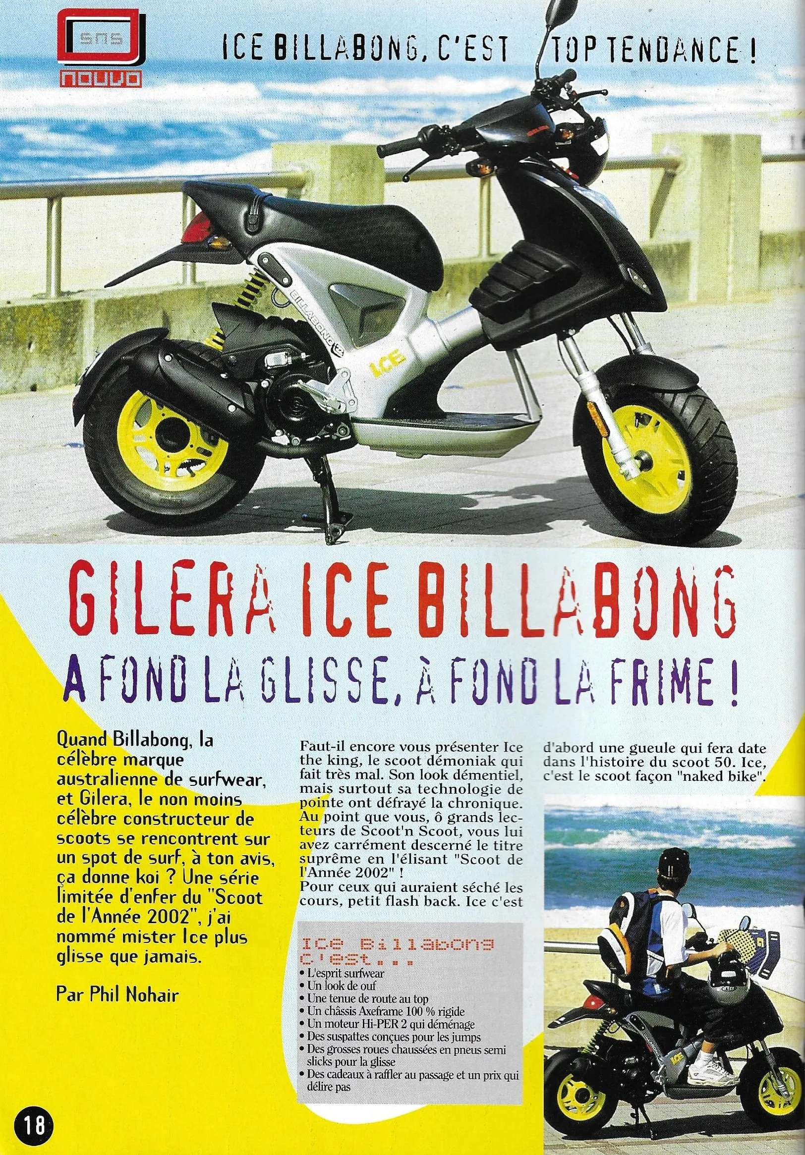 Gilera Ice Billabong 2002 – Essai Scoot’n Scoot