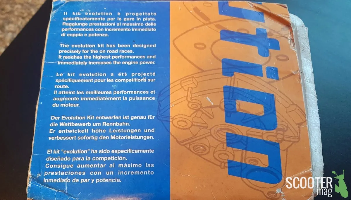 Coup d’oeil dans le rétro : Polini Evolution 1 70 cc