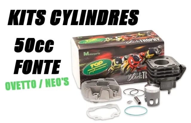 Kits cylindres 50 cc fonte Minarelli Horizontal AC