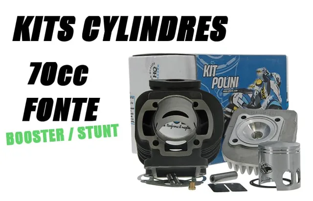 Kits cylindres 70 cc fonte Minarelli Vertical