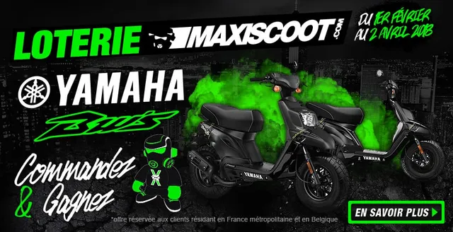 Maxiscoot vous offre un Yamaha BW’s Original !