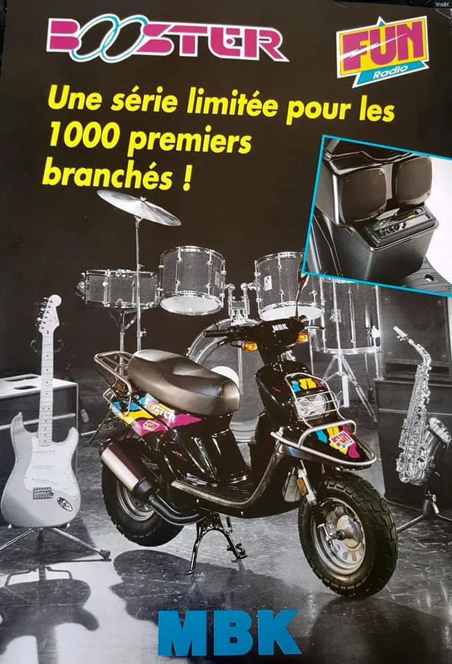 Publicités de MBK Booster et YAMAHA BW’s