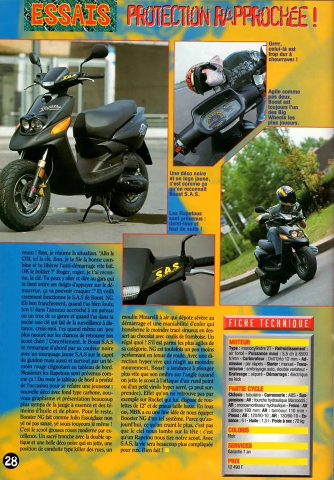MBK Booster NG SAS – Essai Scoot’n Scoot