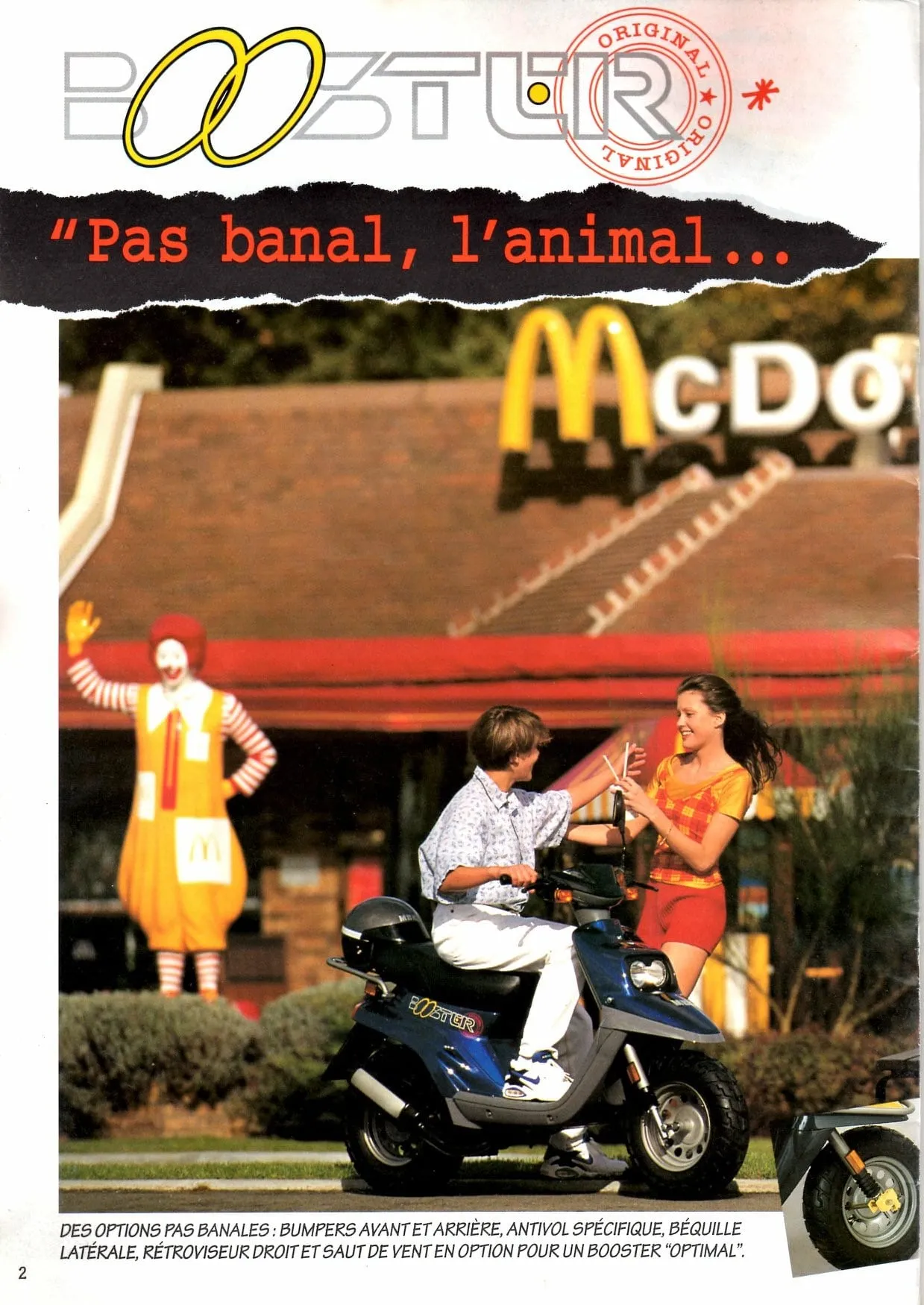 Publicités de MBK Booster et YAMAHA BW’s