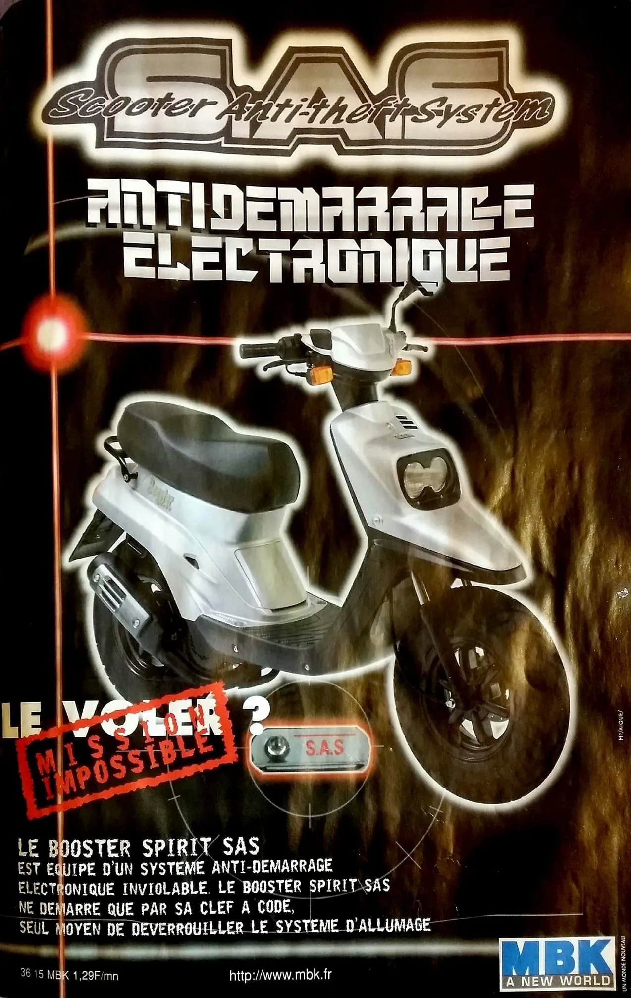Publicités de MBK Booster et YAMAHA BW’s