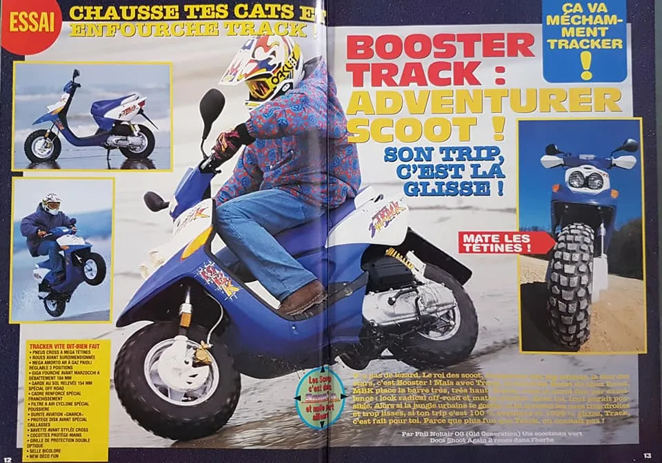 MBK Booster Track – Essai Scoot’n Scoot
