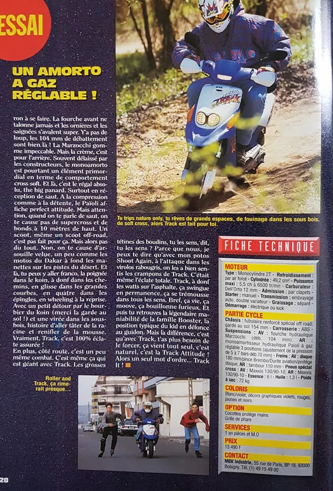 MBK Booster Track – Essai Scoot’n Scoot