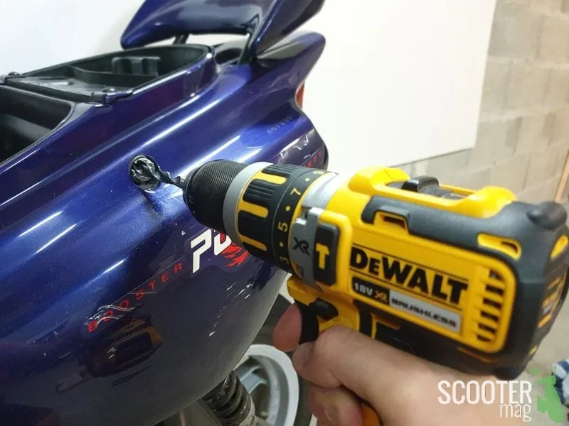 MBK Booster Power Rocket – Début de la rénovation
