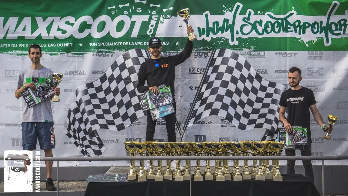 Corentin termine 1er de sa catégorie au ScooterPower Drag Day #1 2019 !