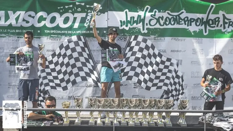 Corentin Peron s’impose en Open 50 au ScooterPower Weekend 2019 !