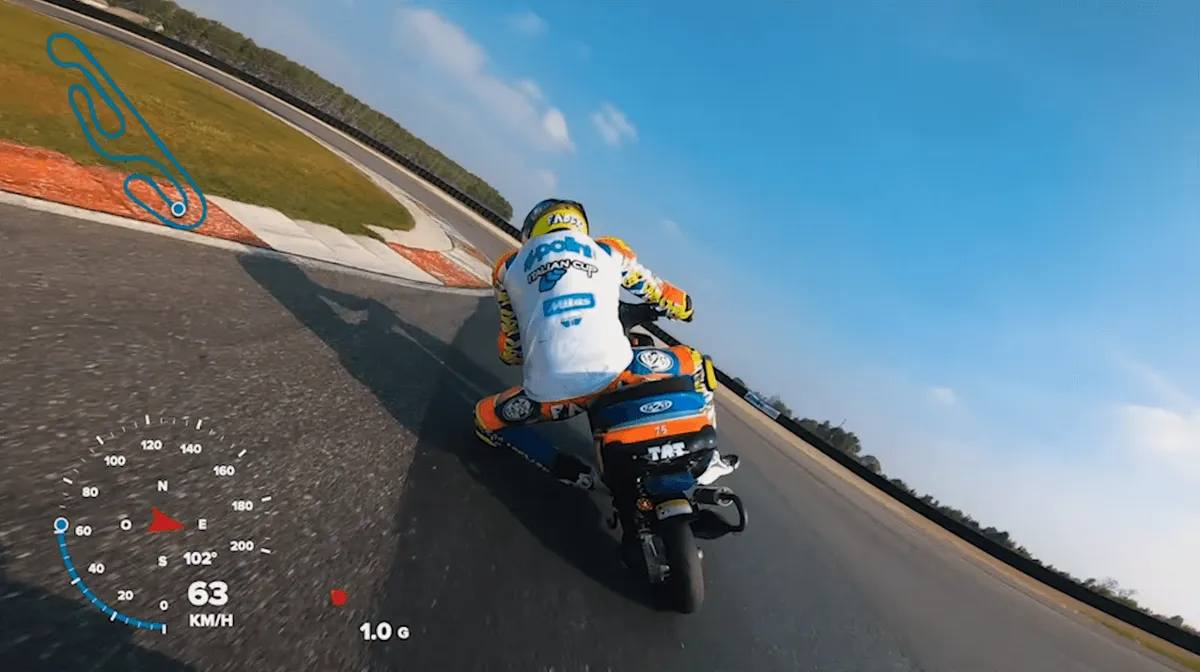 165 km/h en Piaggio Zip !