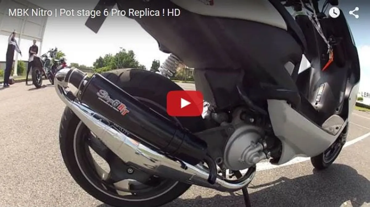 Pot Stage6 Pro Replica sur MBK Nitro