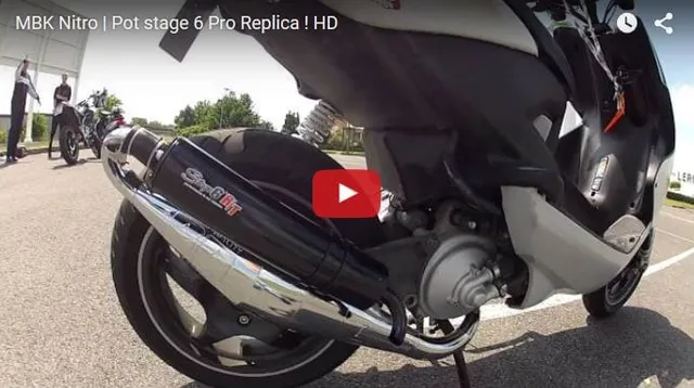Pot Stage6 Pro Replica sur MBK Nitro